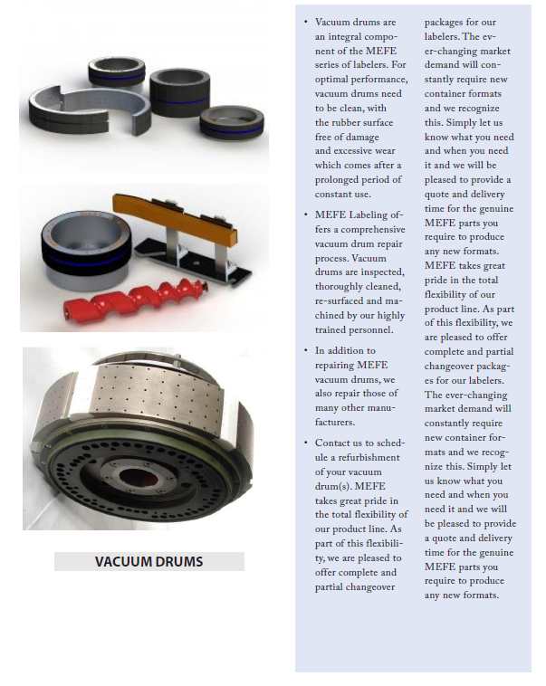 Vacuum drum for labelling machines, Labeller Vacuum Drums, Labelling Vacuum Drum